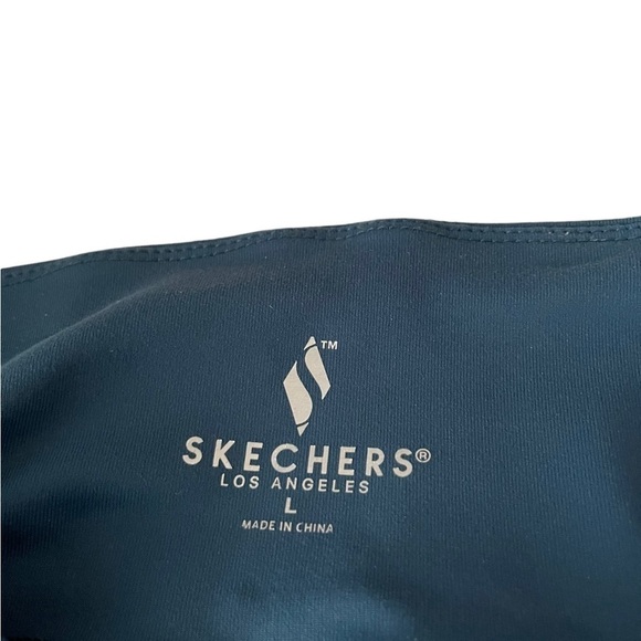 Skeechers women’s high waisted jogging/performance leggings, forest green, large - Picture 3 of 5